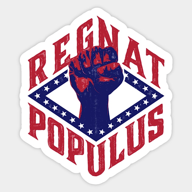 The People Rule Sticker by rt-shirts